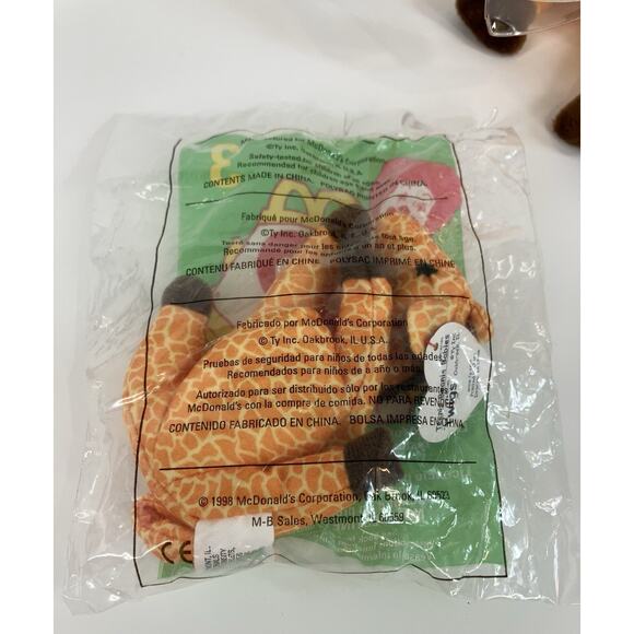 Ty Beanie Babies Bundle (2pcs) Twigs And Twigs McDonald’s Teenie Beanie Toy 1998 - Picture 3 of 15